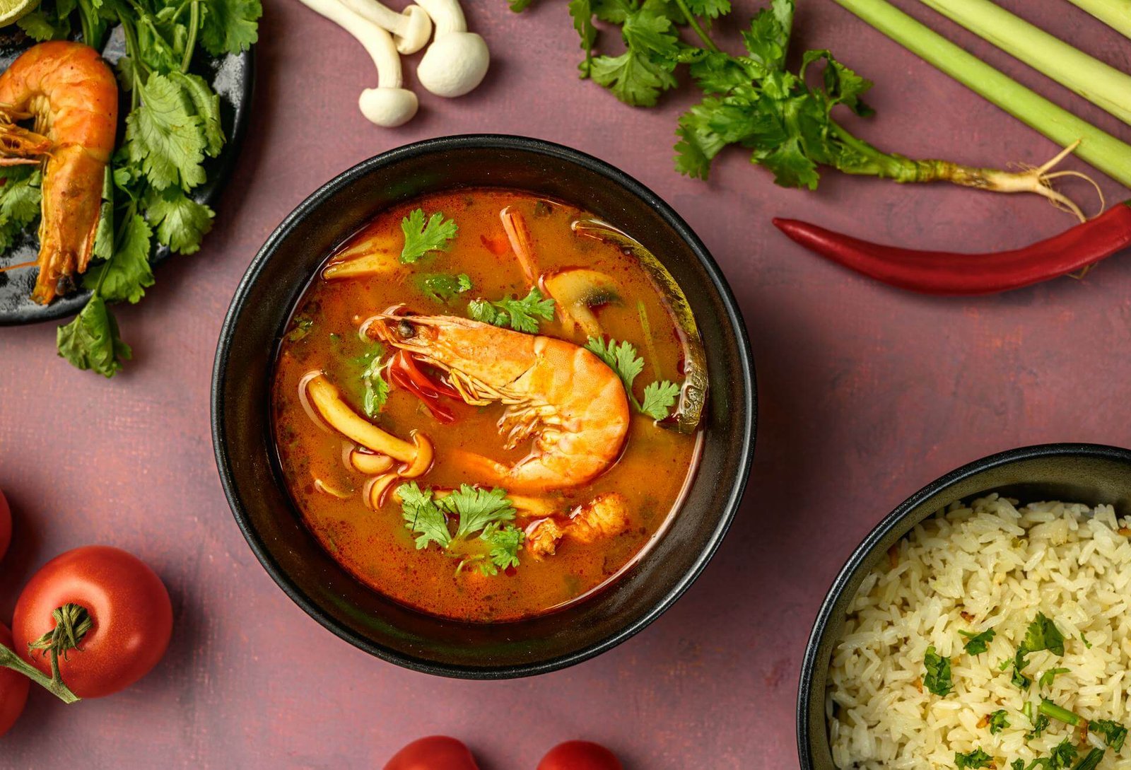 tom yum soup Thailand