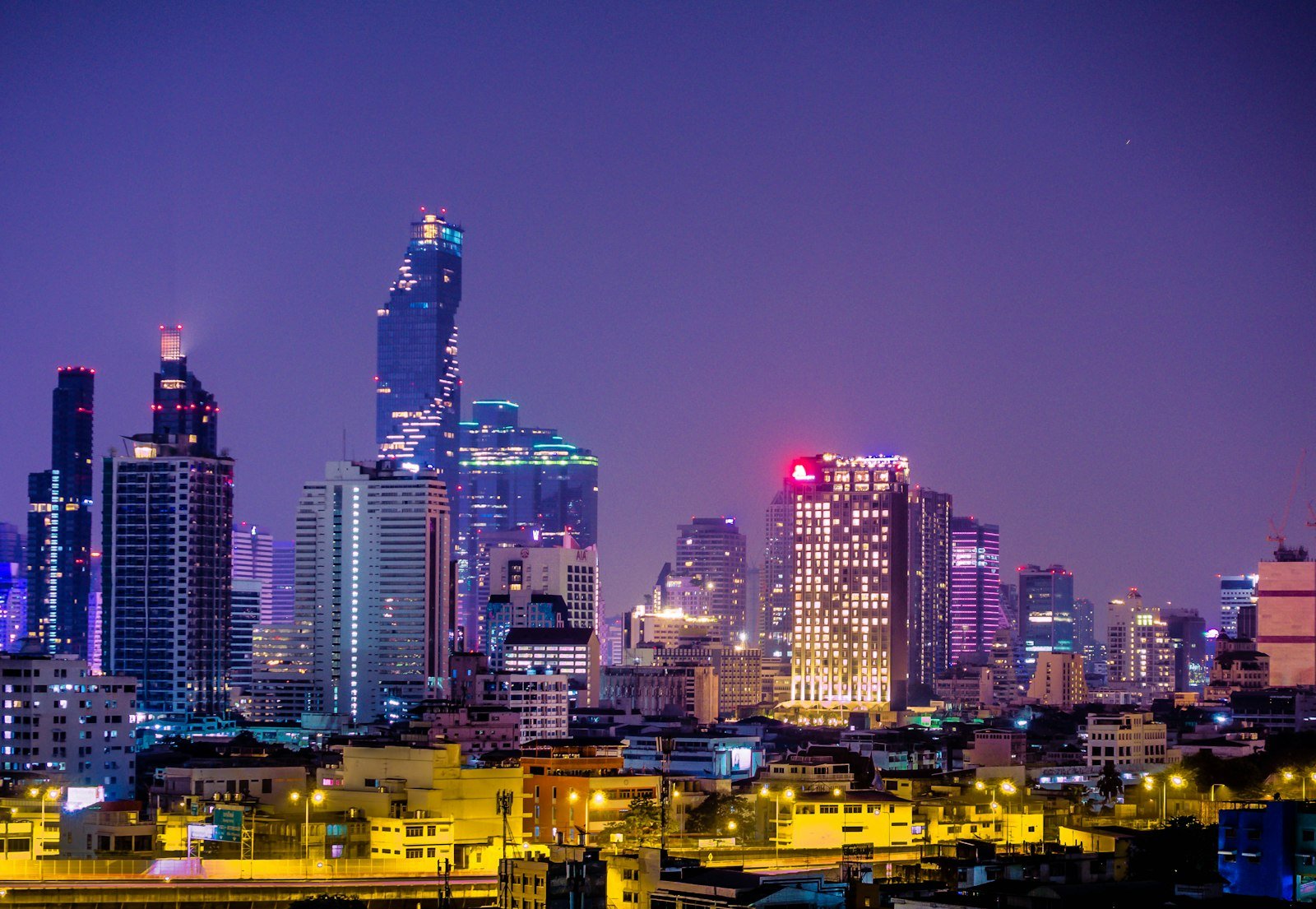 King Power Mahanakhon tower and Bangkok skyline