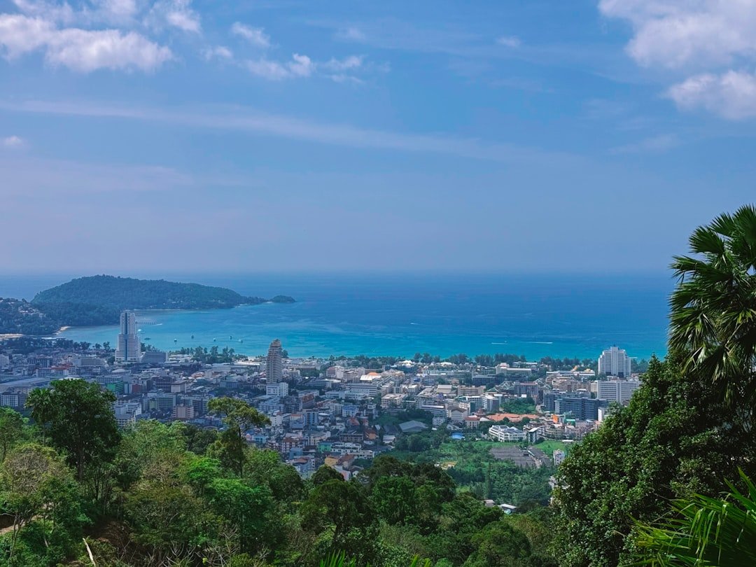 Patong city and coastline in Phuket, Thailand